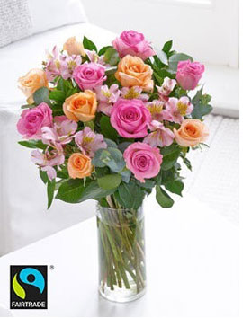Fairtrade Classic Rose Hand-tied, £29.99